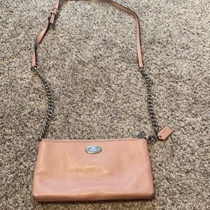 Coach purse . Light pink.